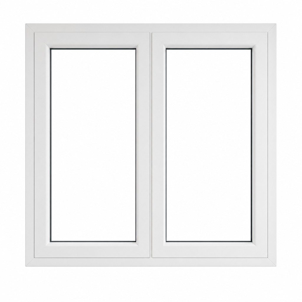 Kitchen UPVC Sliding Window - Exterior Perspective View | OPPGATE